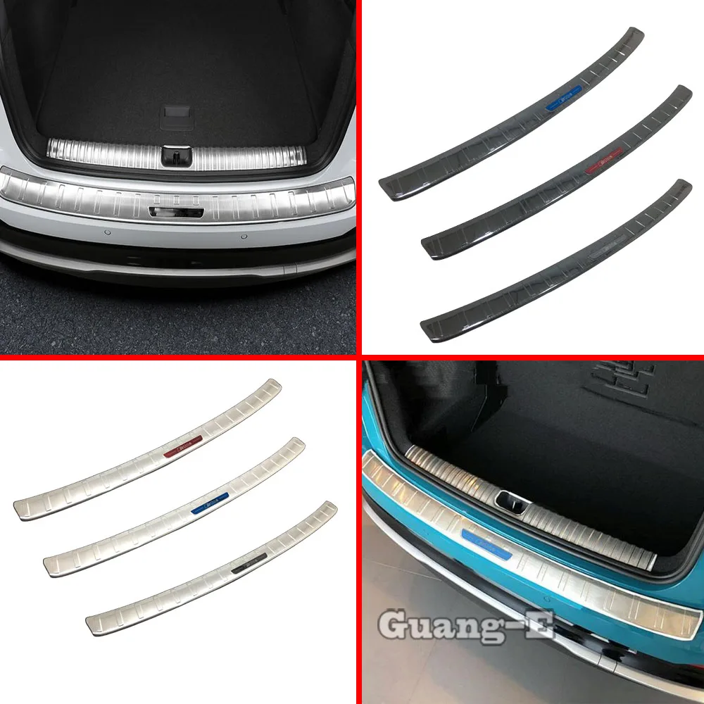 

Car Styling Exterior Threshold Rear Bumper Trim Plate Lamp Stick Frame Trunk Pedal 1PCs For Audi Q2 Q2L 2018 2019 2020 2021 2022