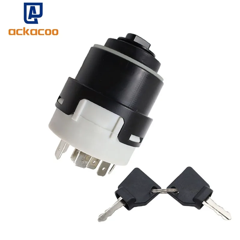 

701/80184 Ignition Switch w/ 2 Keys 9 Pins for JCB JCB200 JCB220 Skid Steer Loaders 2CX 3CX 4CX 5CX 214 215 217 1400B 70180184