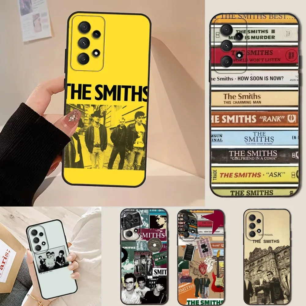 

The Smiths Band Phone Case For Samsung Galaxy A13,A21s,A22,A31,A32,A52,A53,A71,A80,Soft Black Shell