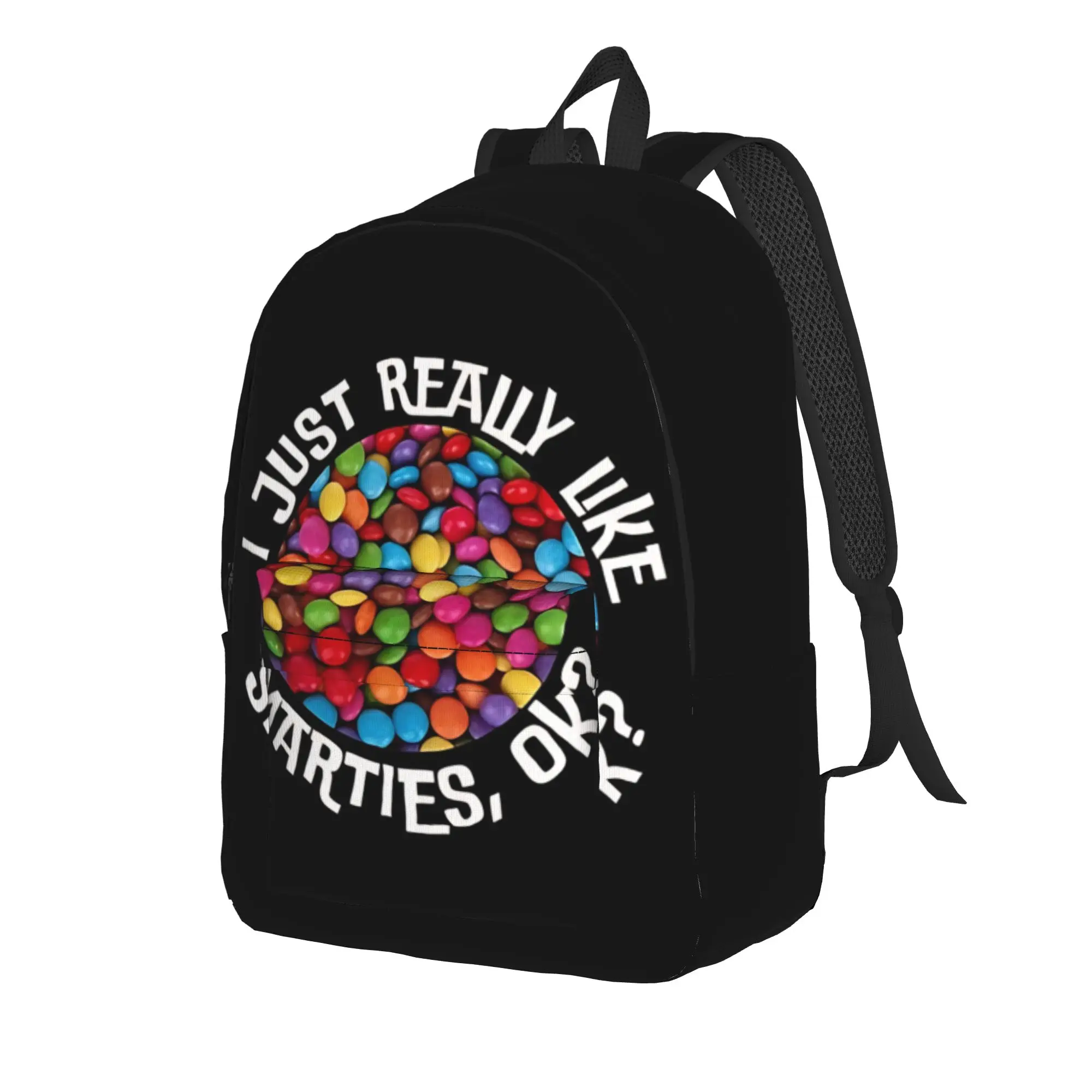 Back to school season I Just Like  Candy Backpack Smarties Female Adjustable Strap Backpack