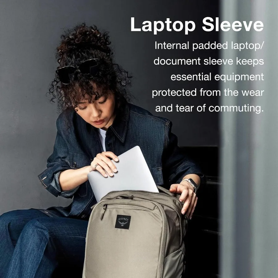 حقيبة ظهر Osprey Aoede 21L Commuter Airspeed باللون الأزرق العتيق #5