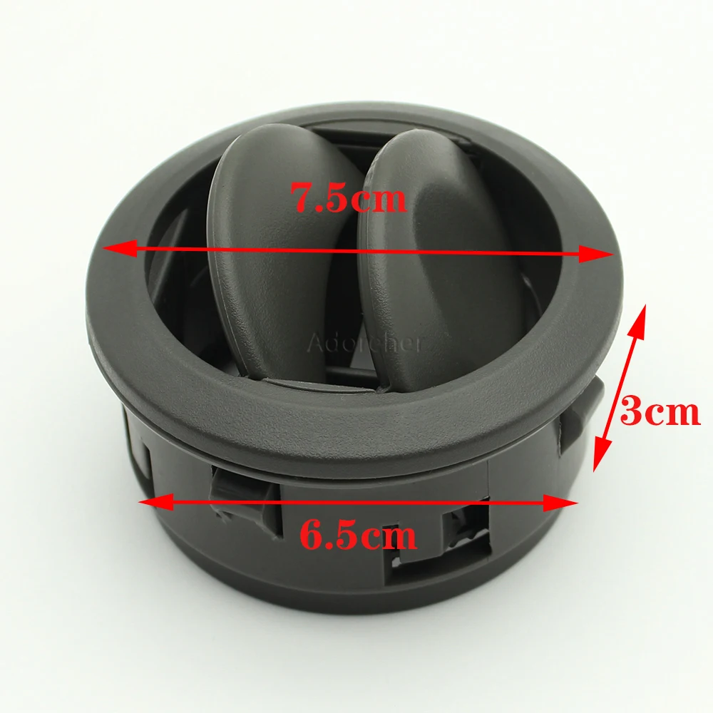 For Iveco 2018 Car Dashboard Air Conditioning AC Vent Outlet Grill Round Cover Panel Air Condition Vent