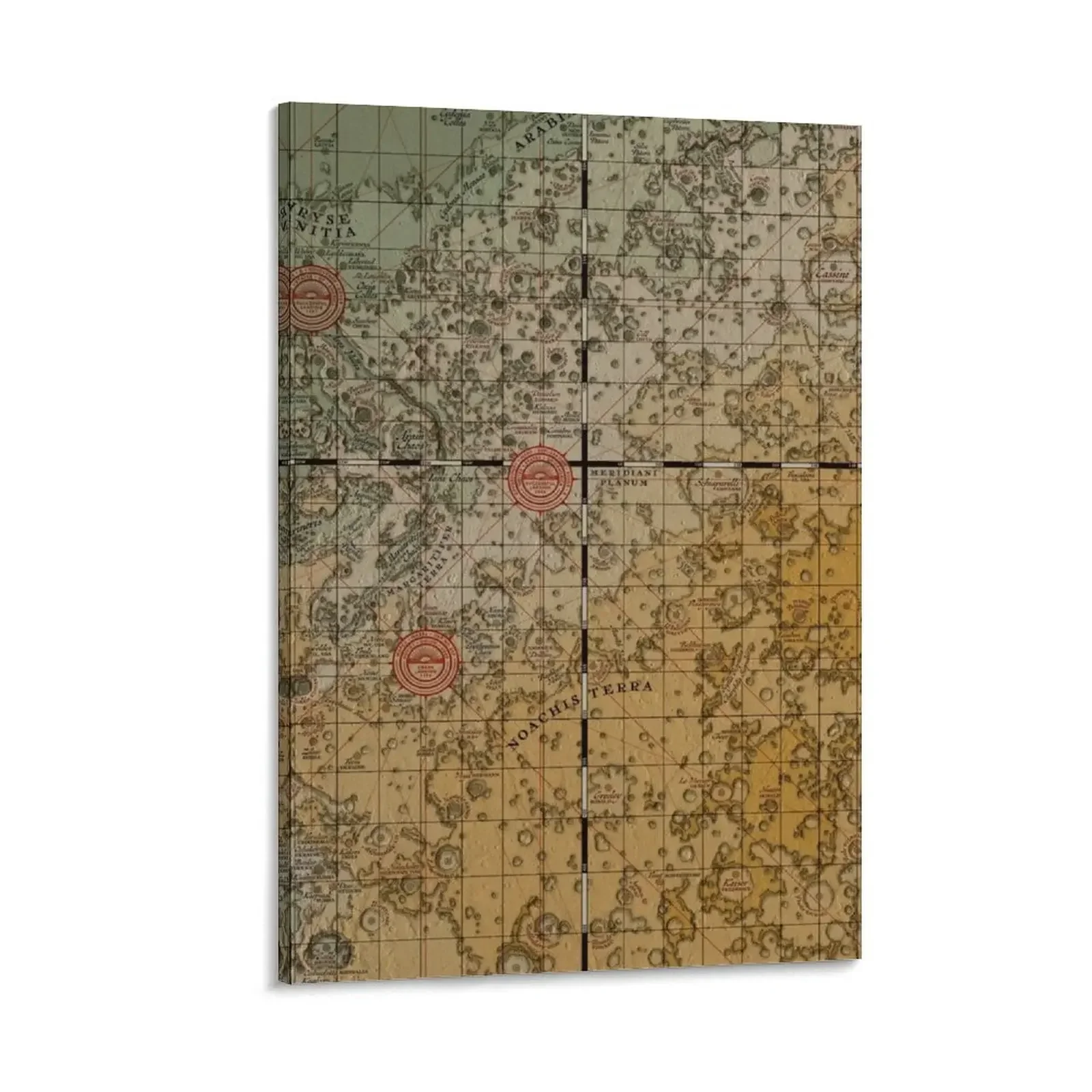 

Here There be Robots Canvas Painting Paintings on the wall room decors aesthetic accessories for home decor wall art