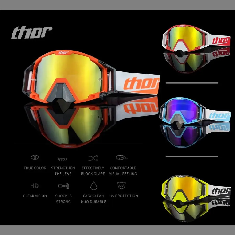 

Thor New Motocross goggles Motorcycle Glasses Off-road Sunglasses for Men MX ATV Mask Windproof Protection Cycling Racing Goggle