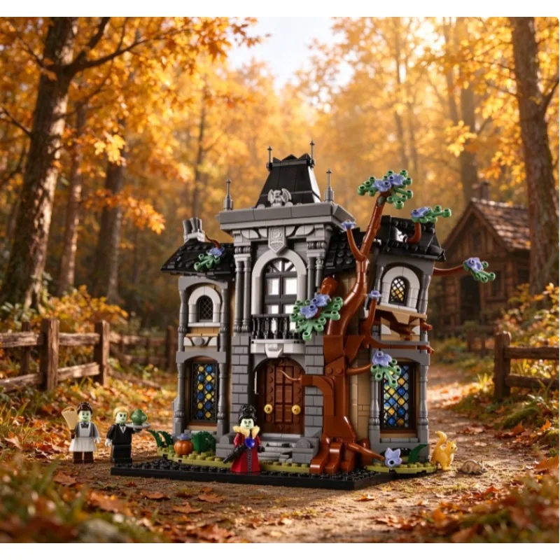 The Latest Hot Selling Small Black House Building Toy Models, Home Decorations, and Home Adult Collages for 2026