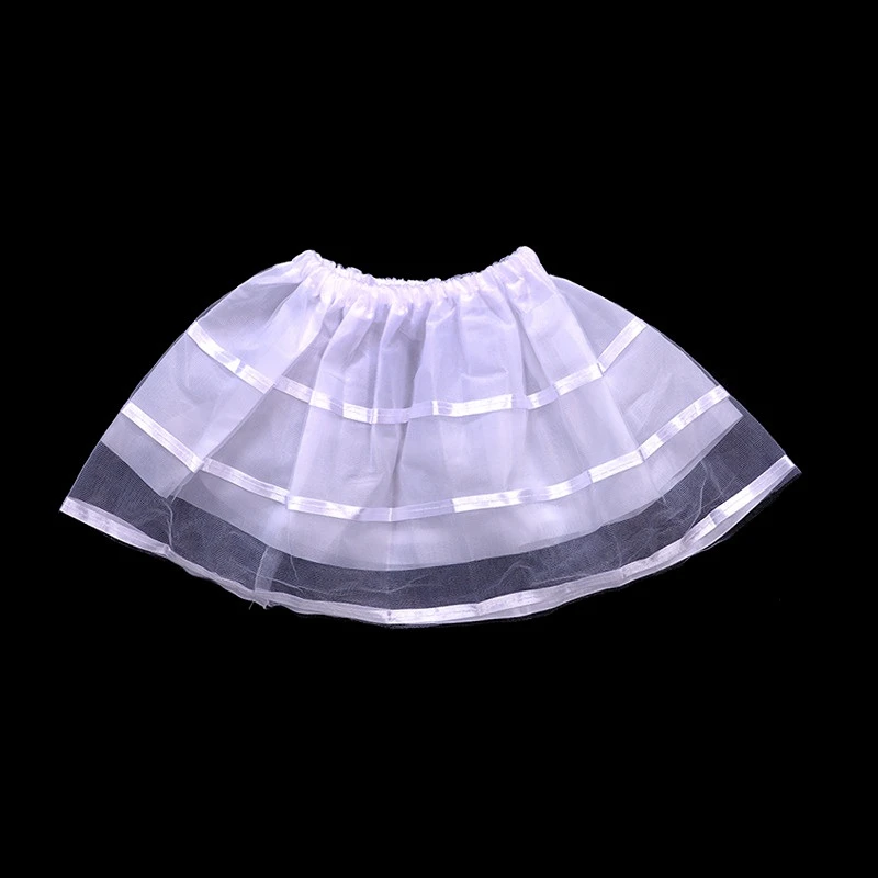 Children's Short Tulle Skirt Elastic Festival Ballet Dance Wedding Birthday Party  Holiday Decoration 2- 8 Years Girl Christmas