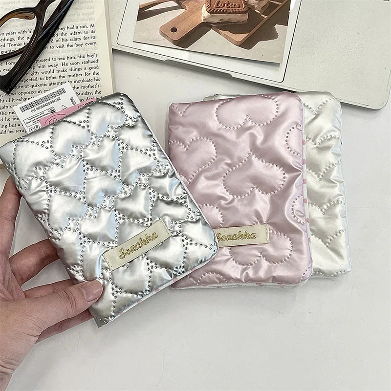 Bow Knot Women Girl Korean Ins Certificates Passport Wallet Travel Multi Functional Document Card Passport Cover Storage Bags