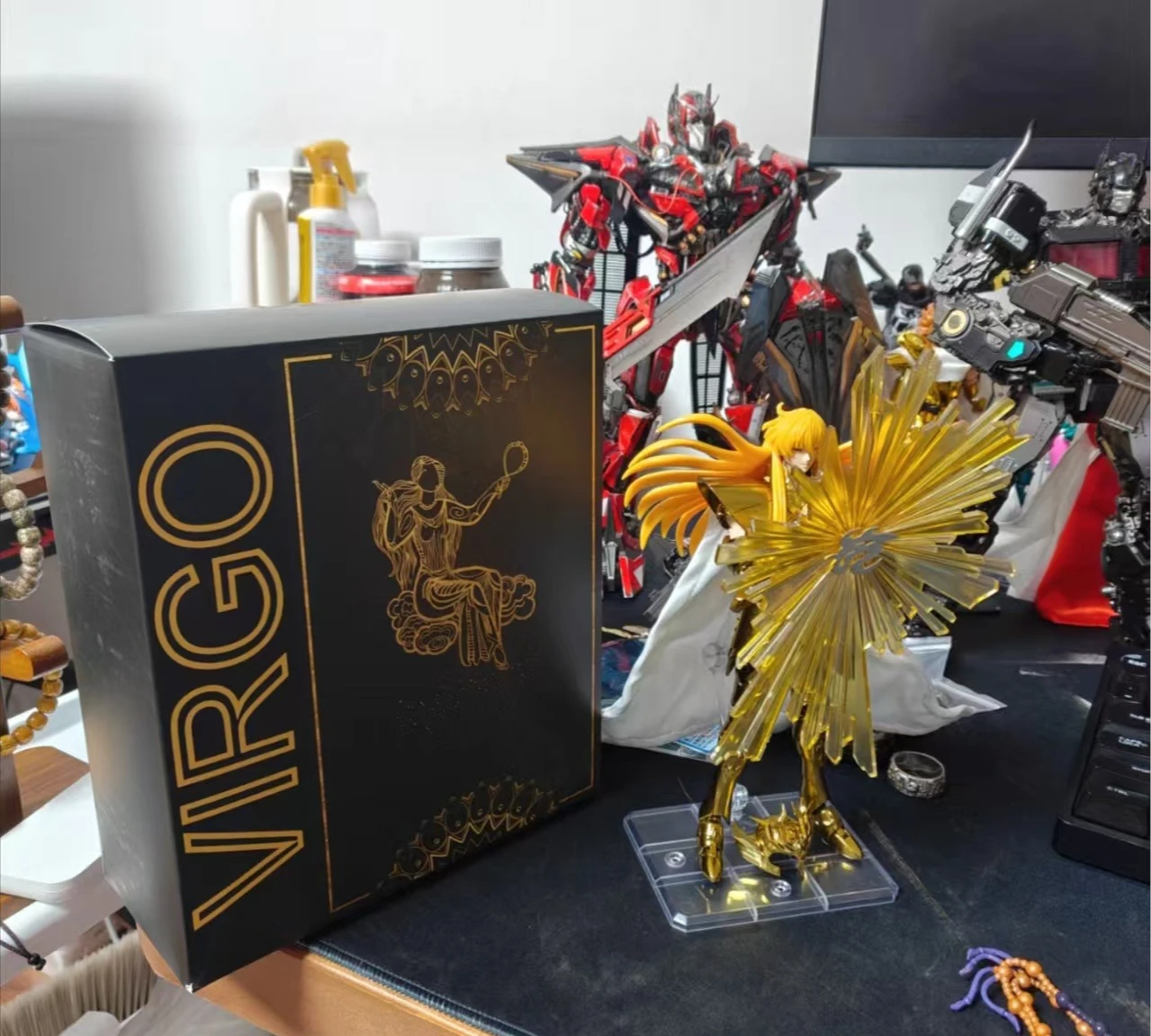 

ShineTime/ST Model Saint Seiya Myth Cloth EXM Virgo Asmita LC Gold Saints Lost Canvas Knights of the Zodiac Saint Figure Toys