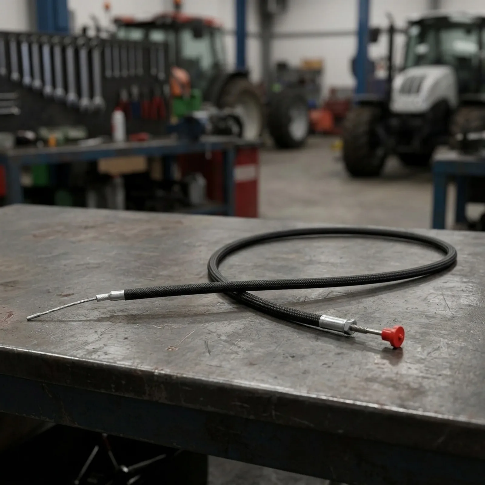 for tractor Shutdown Cable 2245 Stop Cable Push Pull Choke Cable for Agricultural Use Outdoor Rated Female Ball End