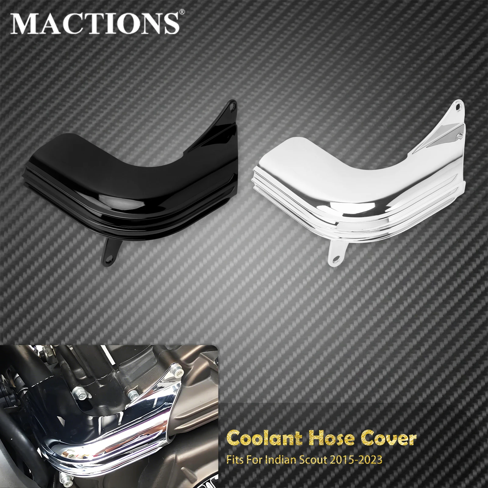 

Motocycle Engine Coolant Hose Trim Cover For Indian Scout Sixty 2015-2023 Scout Bobber Sixty 18-23 Cooling Fluid Pipe Protection