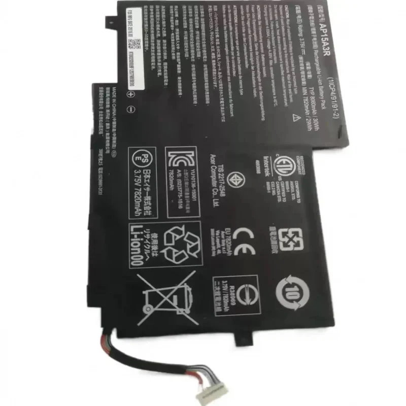 New AP15A3R AP15A8R AP15A3R Laptop Battery for Acer Aspire Switch 10E SW3-013P Series 3.75V 30WH