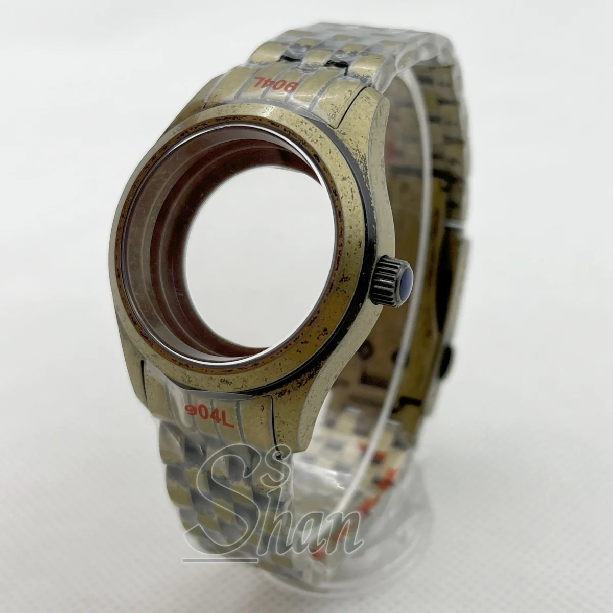 36mm 39mm Bronze Case And Strap Are Suitable For The NH34A NH35 ETA2824 PT5000 Movement The Dome Sapphire Glass Water-Resistant