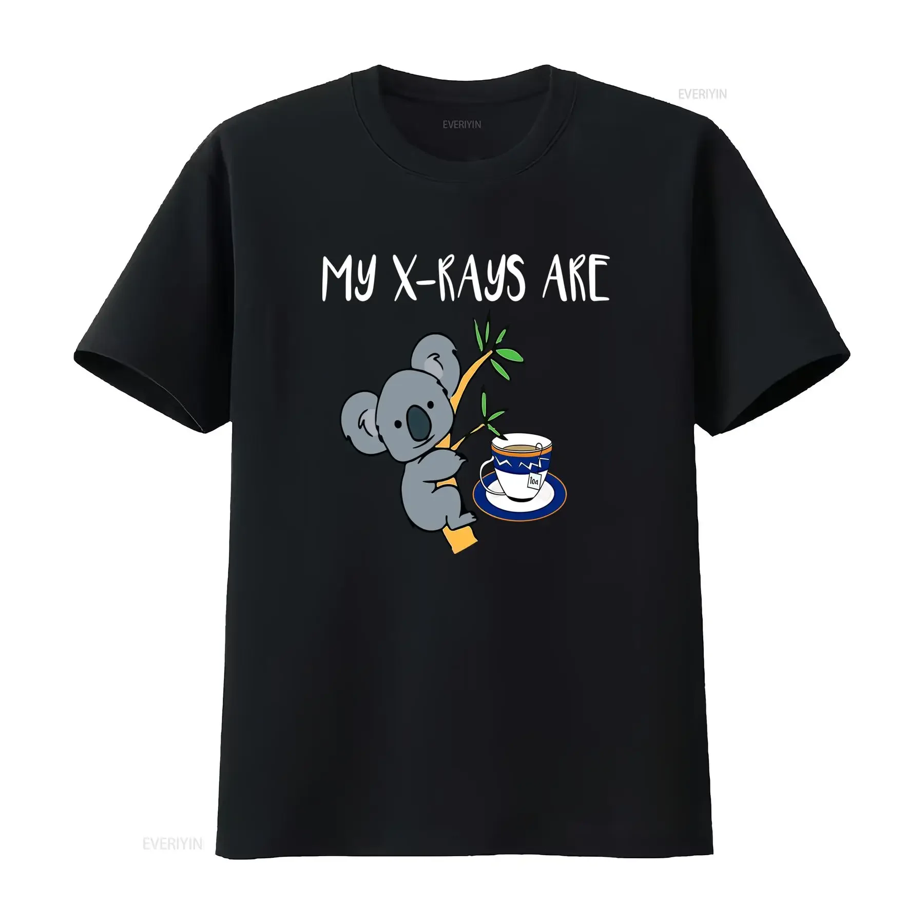 My XRays Are Koala Tea Quality Radiology X Ray Tech T Shirt vintage Washed Unisex Stretched Breathable Versatile homme Slightly