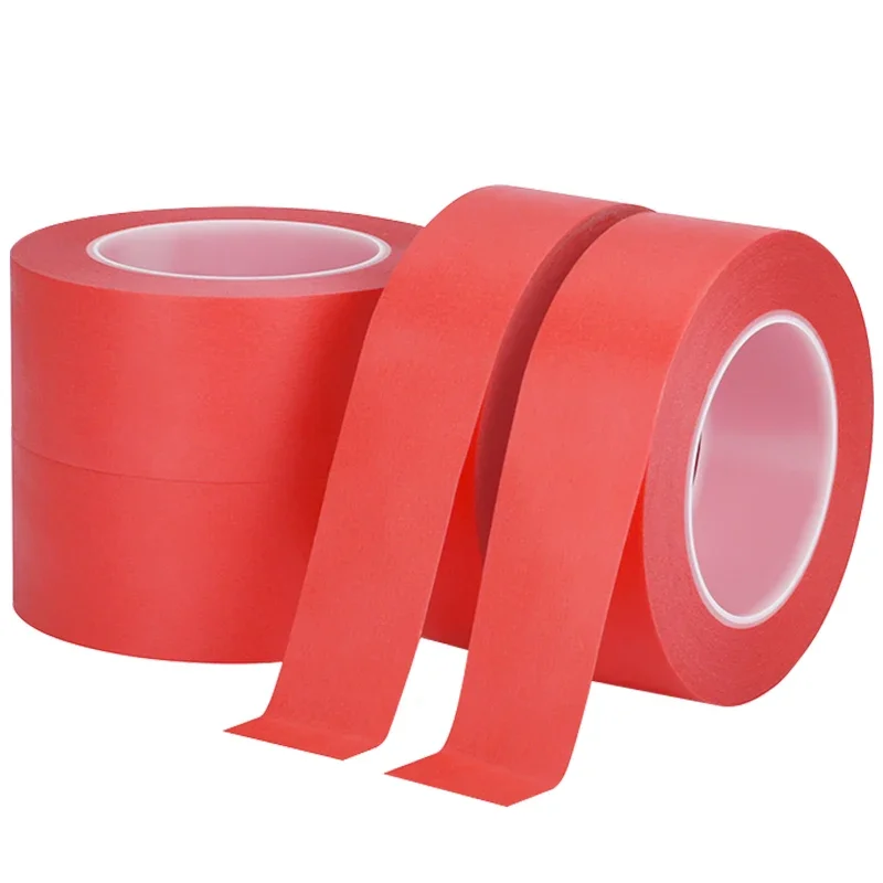 Red masking tape car circuit board spray painting welding high temperature resistance shielding decoration, scratch free