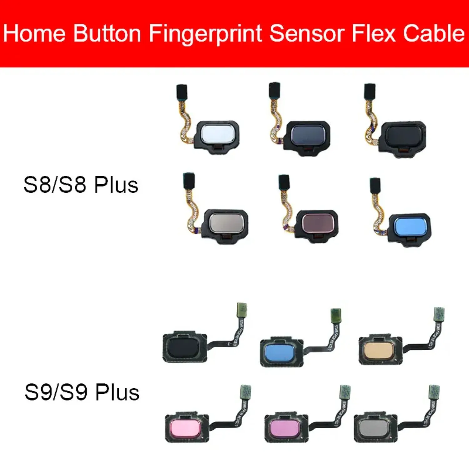 

Galaxy S8/S9 Plus Home Button Flex Cable – Quick Fingerprint & Back Key Replacement
