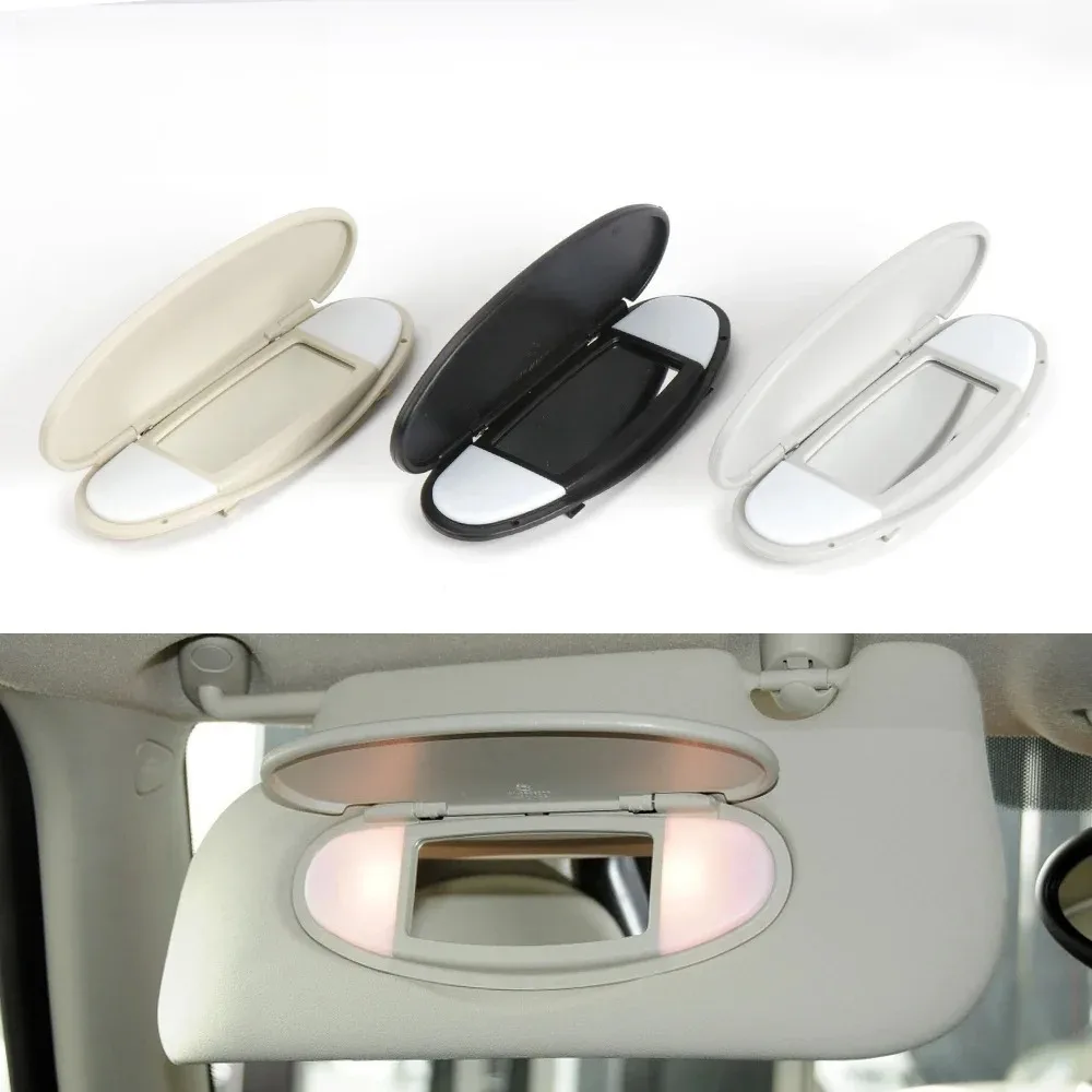 Cubierta de espejo de tocador para MINI Cooper S One D JCW R55 R56 R57 R59 R60, Panel de parasol