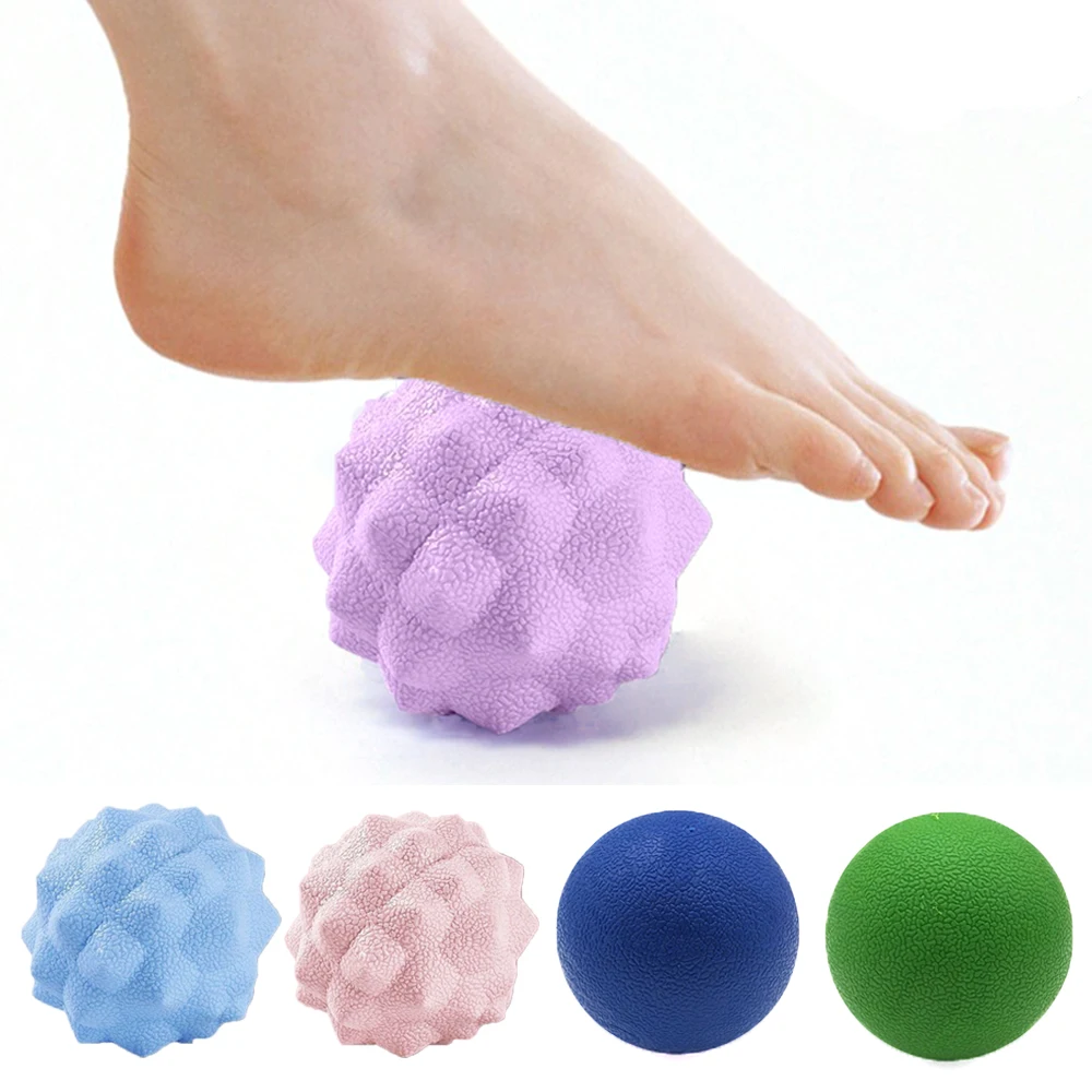 Bolas de Massagem com Trigger Point, Bolas para Relaxamento Muscular das Mãos e Pés, Apaziguador da Fascite Plantar, Fitness Esportiva, Ouriço 6,5 cm, 1pc