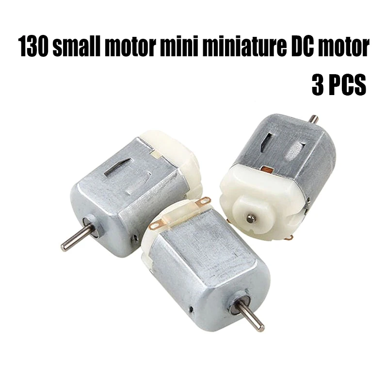 3pcs High Quality DC 3V-6V 130 Miniature Small DC Motor Suitable For Electric Toy Car Robot DIY Accessories