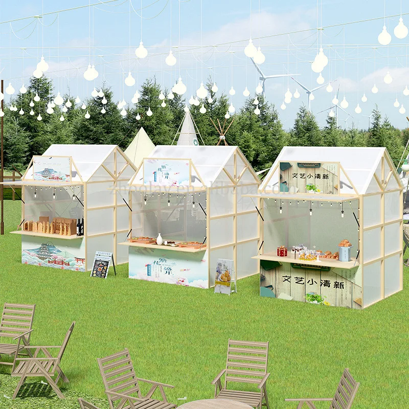 custom.Flea Market Stalls Shelf Food Snack Stall Stand Events Market Stall Tents Displays Shelf Sales Booth