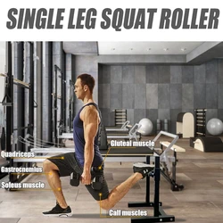 Gym Adjustable Upgrade Function Single Leg Squat Stand Single Leg Compression Split Squat Stand for Leg Strength Training