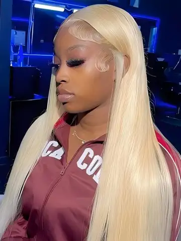 250 Density Human Hair Wigs Blonde 613 Lace Front Wigs 13x6 Straight Human Hair Lace Frontal Wig Brazilian Hair Wigs for Women