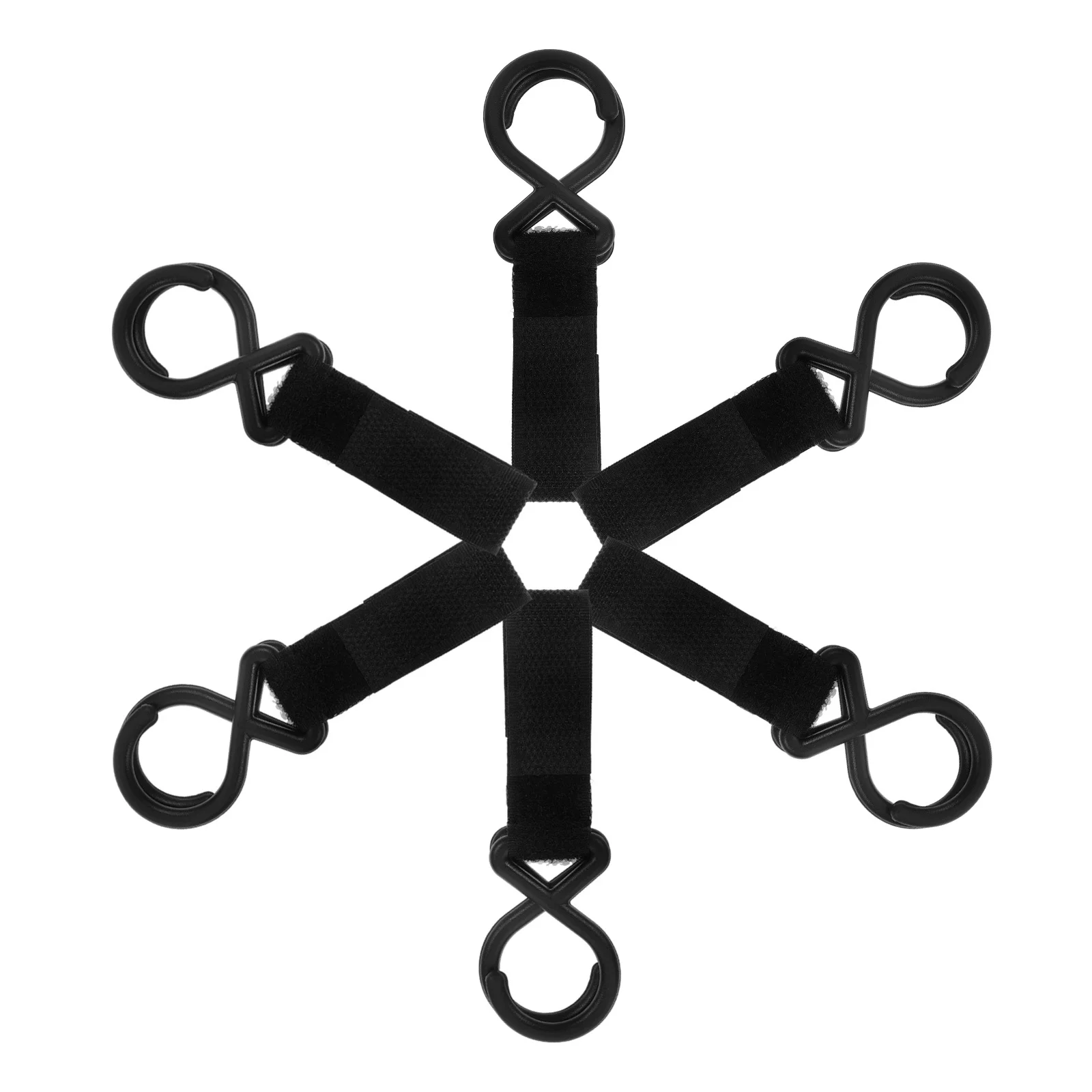 

6Pcs Universal Stroller Hooks Nylon Baby Stroller Clips Multipurpose Hanging Hooks for Shopping Diaper Bags Easy Install