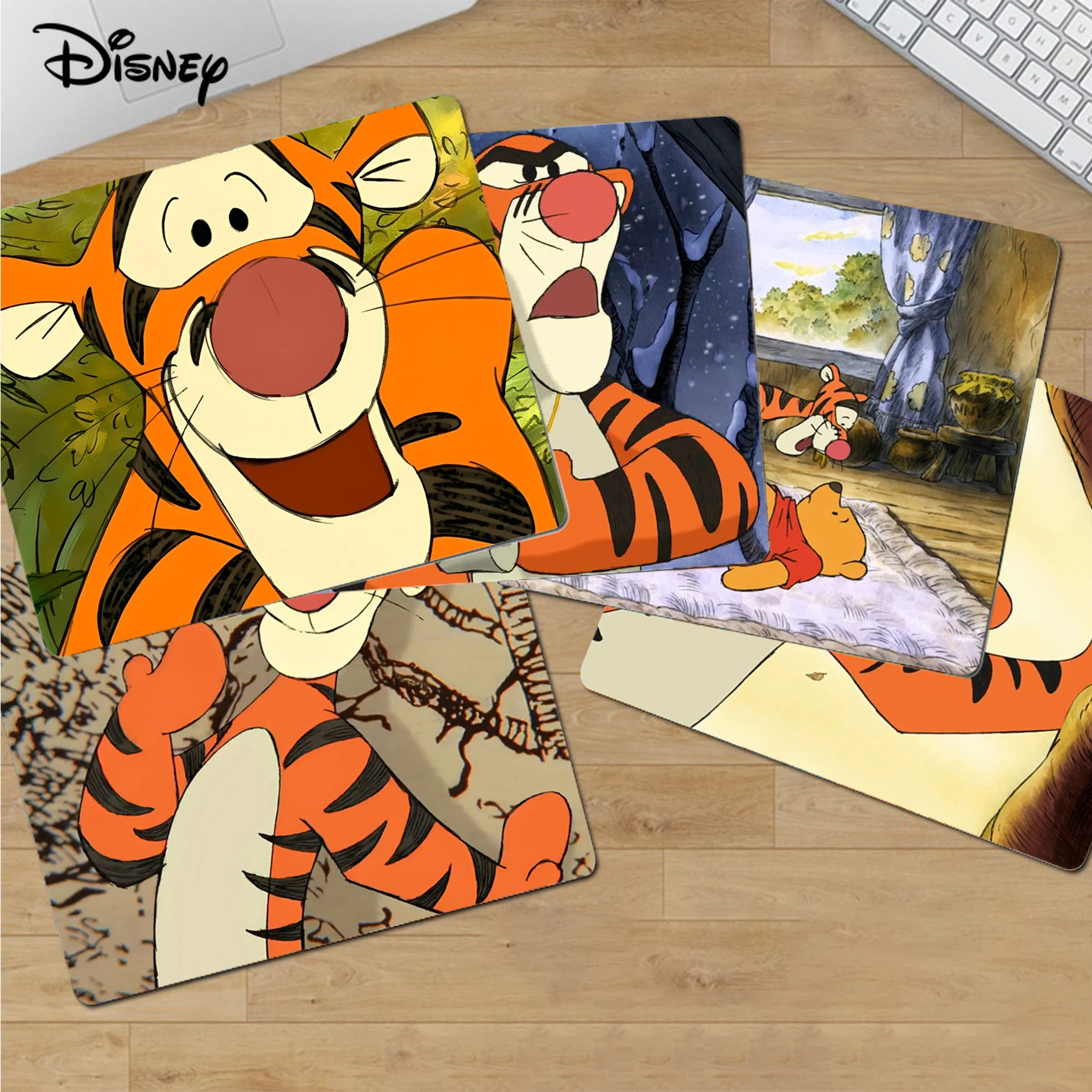 

Disney Tigger Anime Movie Mousepad Non-slip Lockedge Office Computer Desk Mat Table Keyboard Cushion Non-slip Teen Girls Bedroom