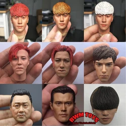 1/6 Scale Male Korea Star BIGBANG G-DRAGON Ma Tong Seok Lee Byung hun Head Sculpt Carved Model For 12 inch Male Action Figure