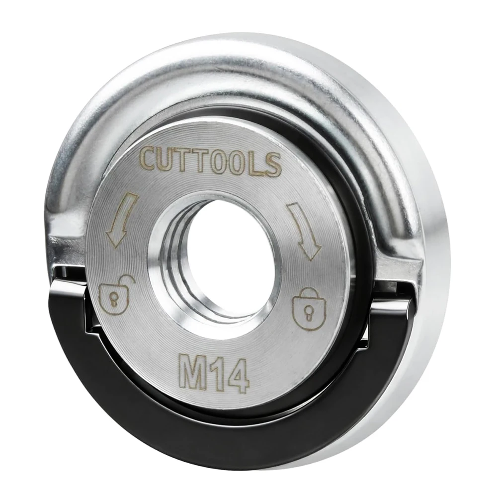 

Angle Grinder Flange Nut M14 Thread, Self-Tightening Tool-Free Quick Release Locking Nut Replacement, M14 Angle Grinder Grinding