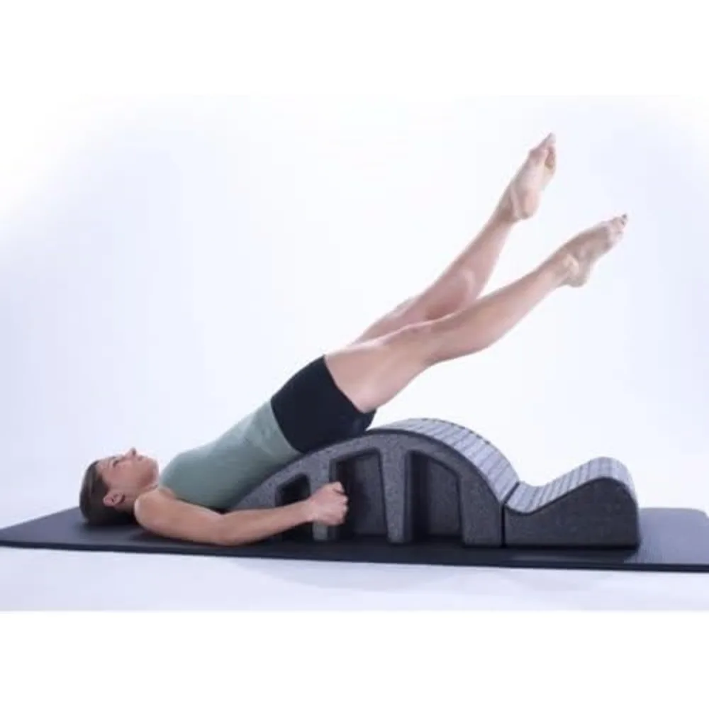 Step Barrel for Spine Exercises, Balance, Core Strengthening, and Stretching, Spine Corrector, Reformer Wedge, Fitness Training