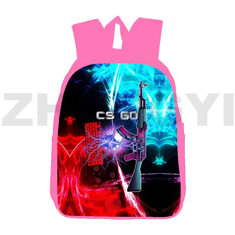 Trendy Female Anime CS GO 3D Backpacks Teenager Girls Harajuku Japanese Bag 12/16 Inch Urban Travel Mochila Boys Kids Schoolbags