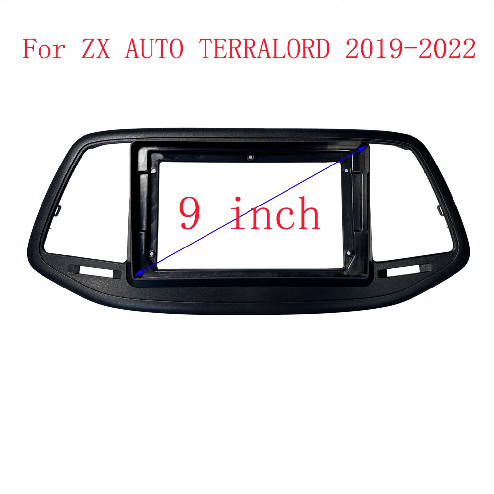 Android Car Radio Frame Kit For ZX AUTO TERRALORD 2019-2022 Auto Stereo Center Console Holder Fascia Trim Bezel Faceplate