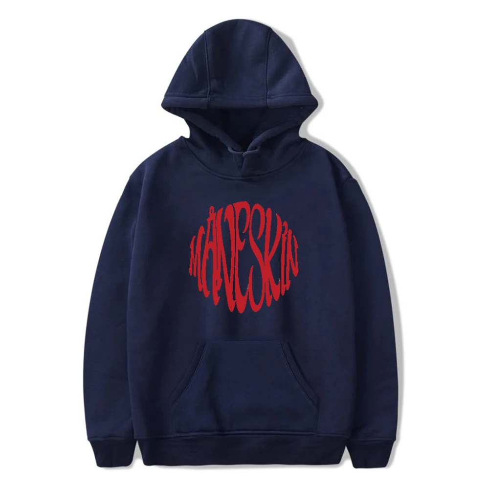 Fashion Band Maneskin Hoodie Unisex Long Sleeve Pullover Women Men's Tracksuit Harajuku Streetwear Trendy Clothes Plus Size