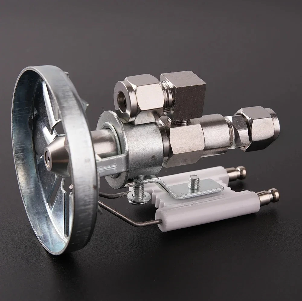 Waste Oil Burner Nozzle Siphon Stainless Steel Oil Fuel Nozzle Air Atomizing Sprayer Diesel Heavy Oil Nozzle Burner Accessories