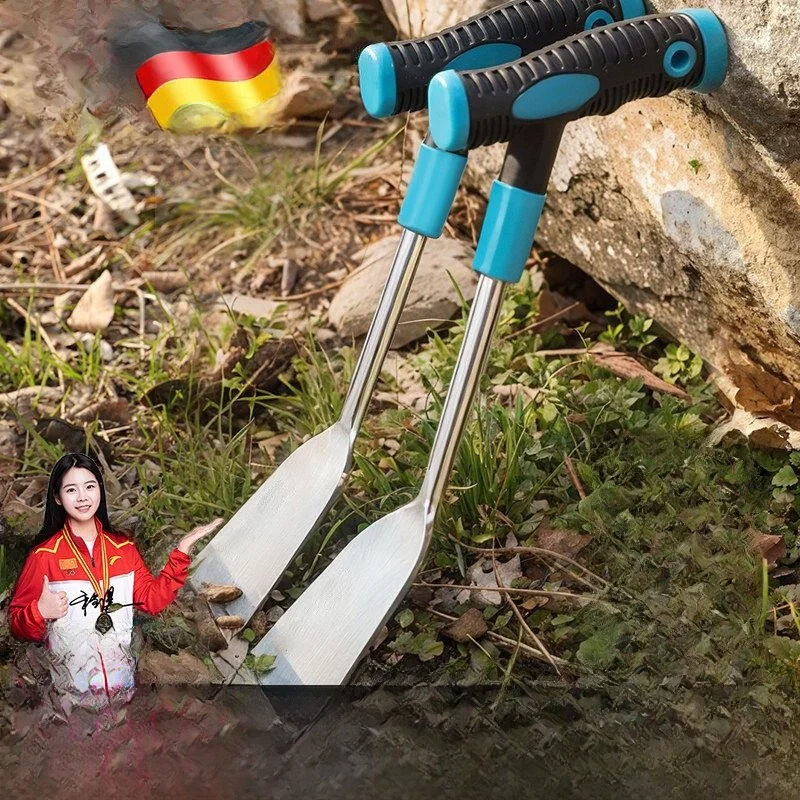 thickened-manganese-steel-small-shovel-garlic-digging-tool-wild-vegetable-mining-lawn-care-home-garden-weeding-tool