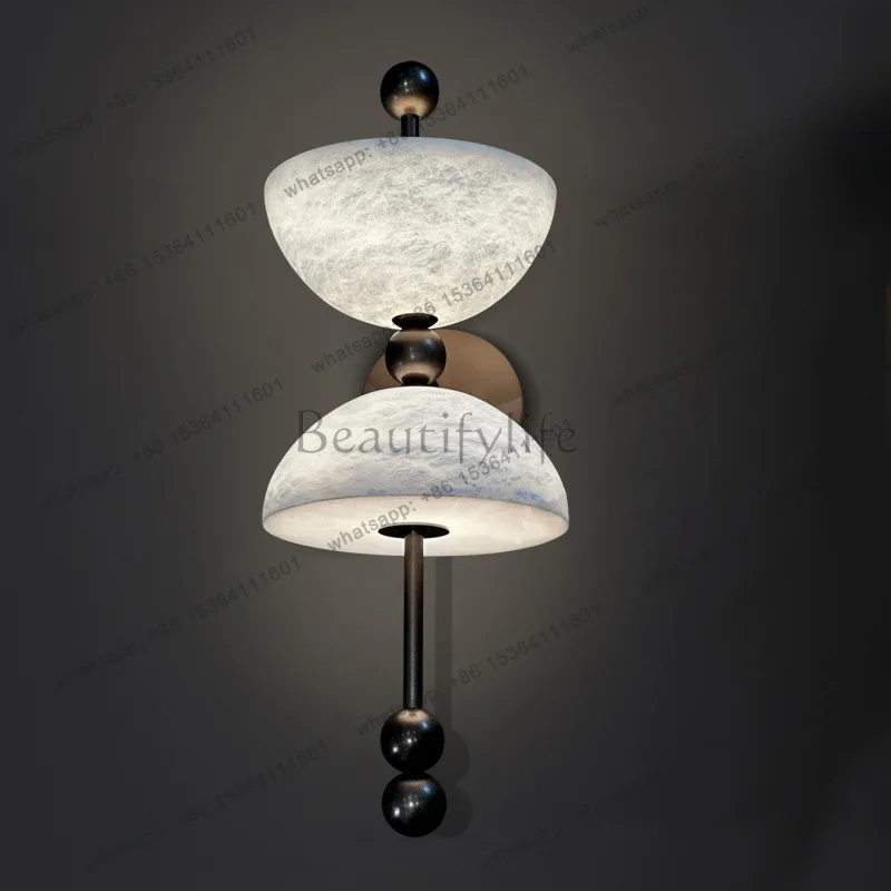 PG-Designer Sales Office Spanish Marble Luminous Ornament Living Room Corridor Hotel Luxury Background Balcony