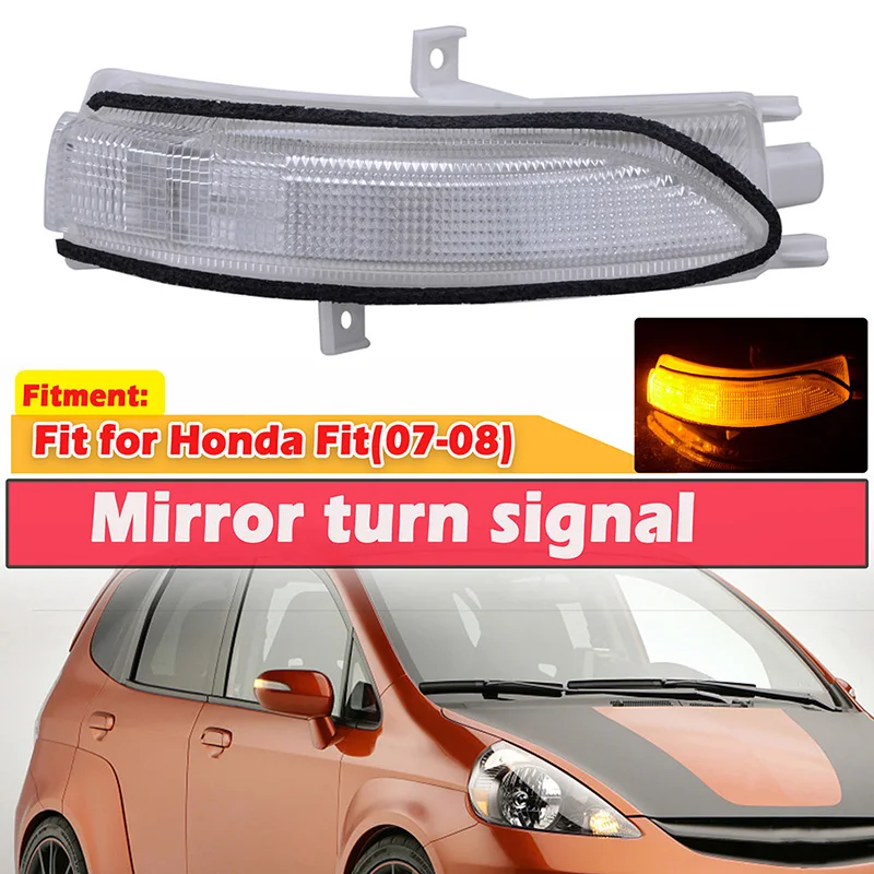 Rearview Mirror LED Turn Signal Light Fit For Honda FIT 2007-2008 Hatchback Jazz Hatchback GD Series Car Accessories