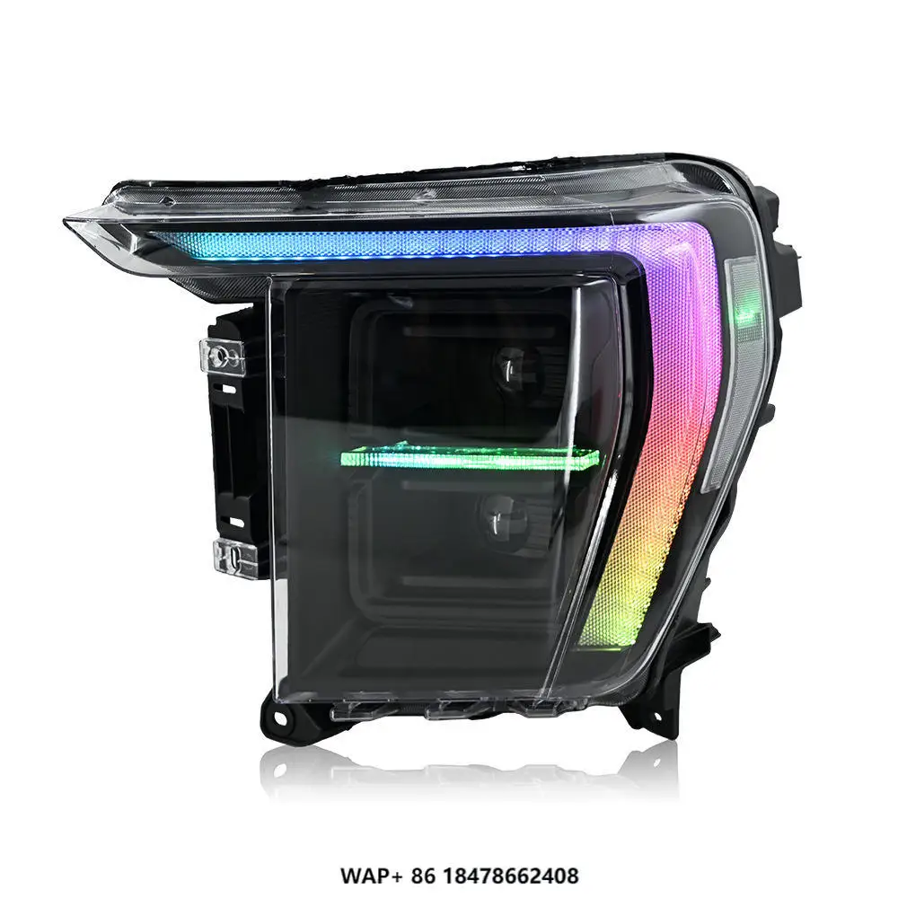 

Car Headlight for Ford F150 Assembly Modified American Rules Version Headlamp Assembly Suitable 2021-2023