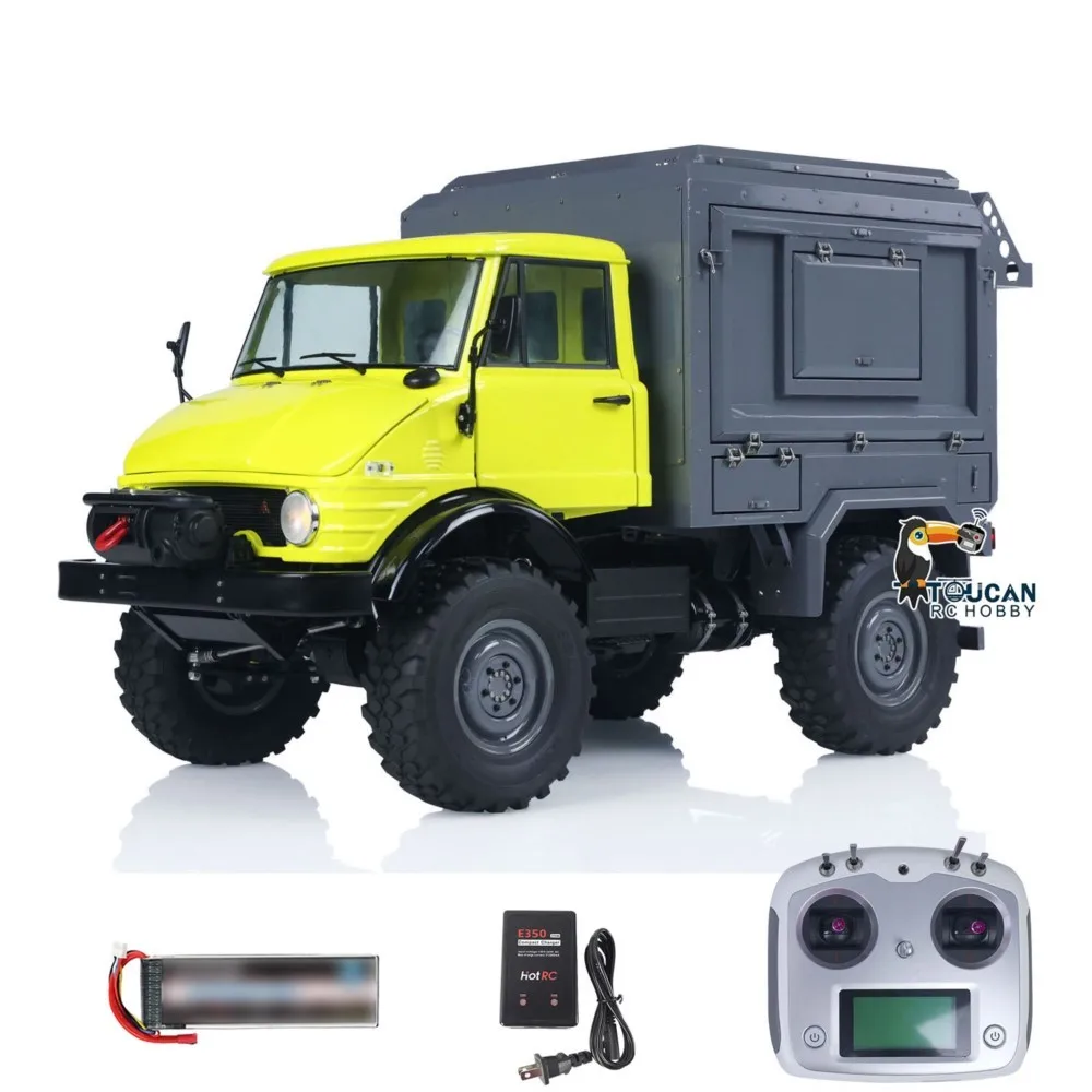 U406 1/10 4x4 RC Off-road Car LESU Metal RAVE-UM406 Remote Control Recreational Vehicle Electric Cars 2-Speed Gearbox Winch