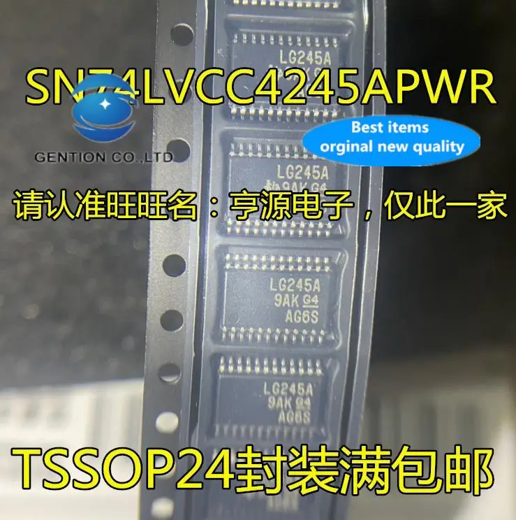

10 шт. 100% оригинал, новый в наличии SN74LVCC4245 SN74LVCC4245APWR Шелкография LG245A TSSOP24