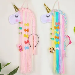 Hair Clip Holder Storage Unicorn Hair Accessories Organizer Hairpin Decor Hanger Strip Girl Room Hanging Accessory Organizadores