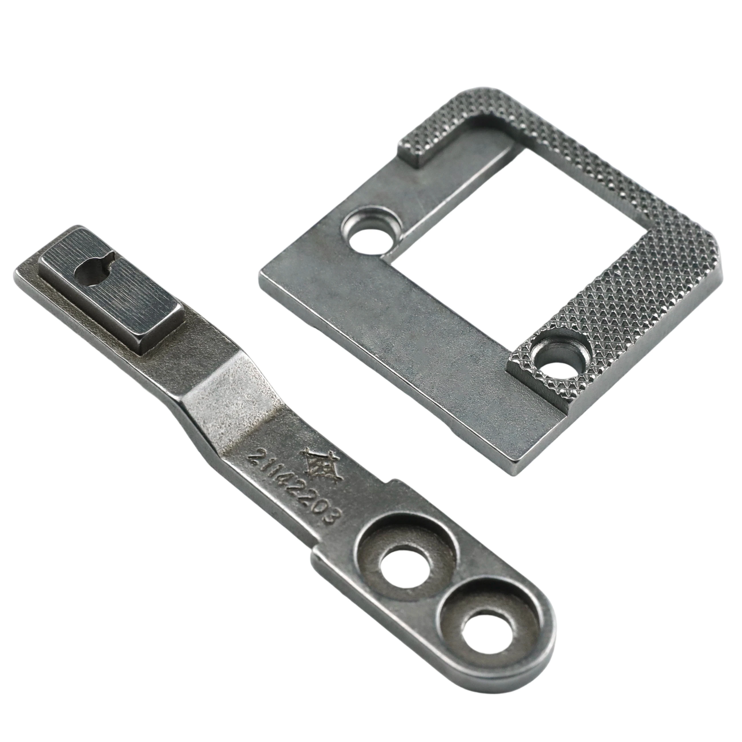 211-40108 + 211-42203 Throat and Feed Foot Fit JUKI DSC-246V, DSC-246V-7 Cylinder Arm Walking Foot Sewing Machine