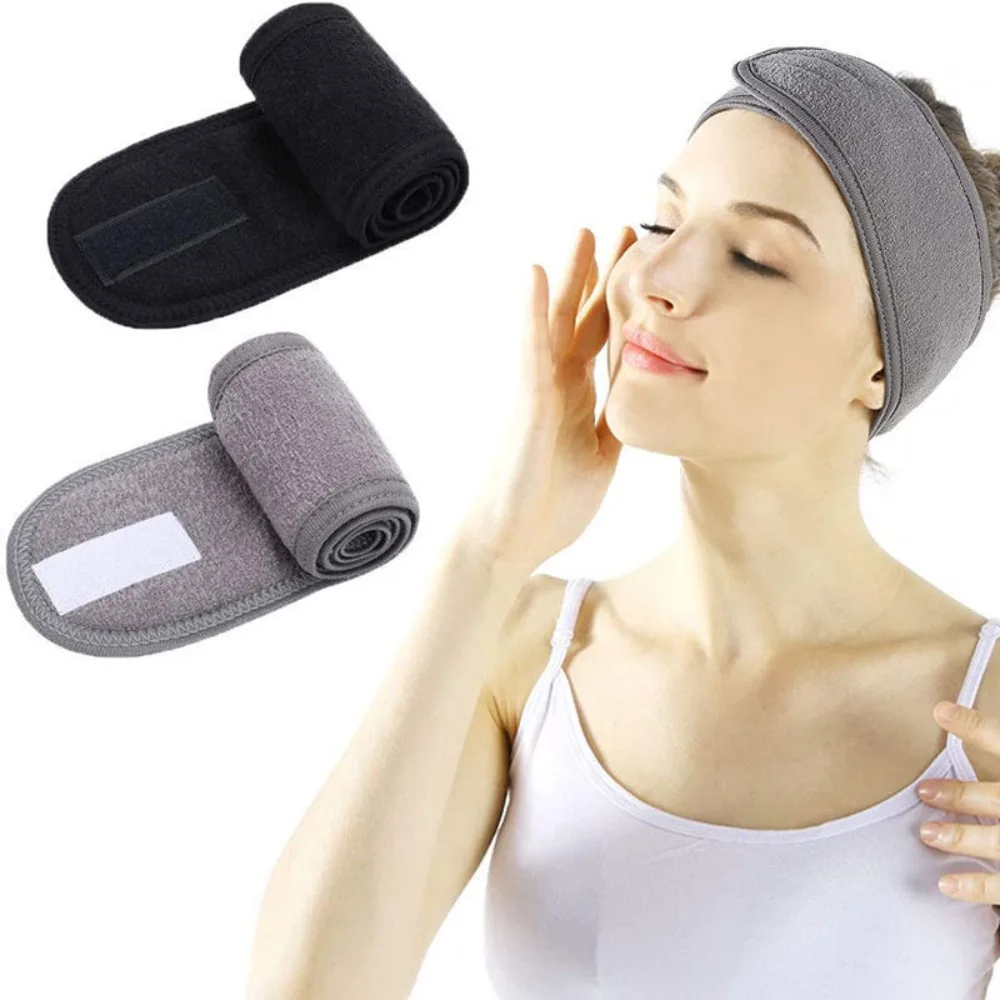 Adjustable Eyelash Extension Headband Make Up Headband Face Washing Facial Adjustable Headband Bath SPA Facial Care Tools