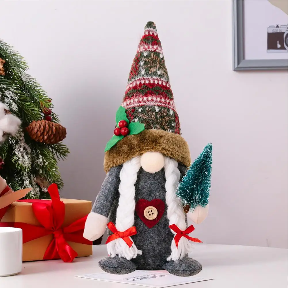 

Christmas Gnome Plush Toys Holiday Decor Gnomes Charming Gnome Figurines Festive Christmas Decorations for Home Adorable