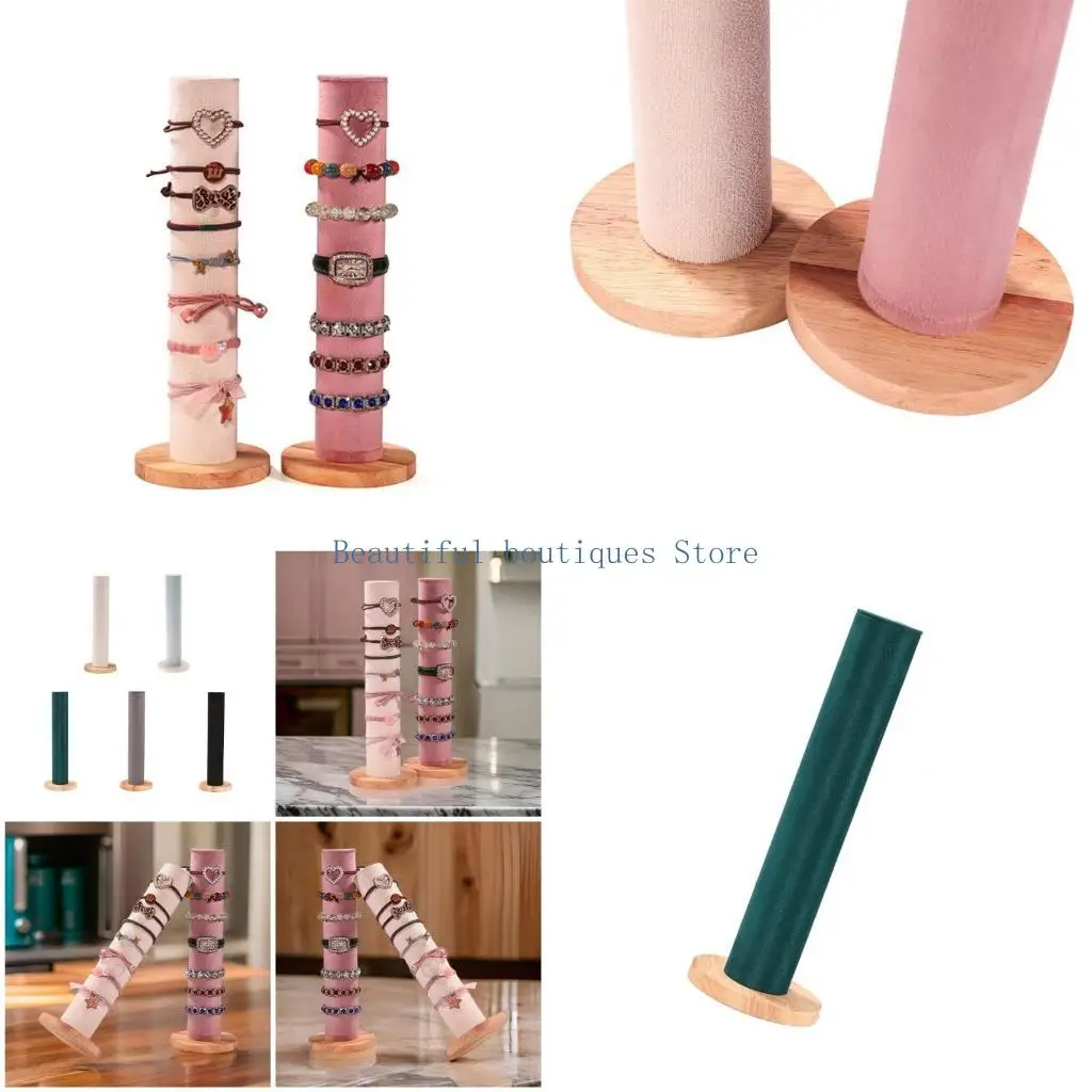 

U4LF Base Vertical Display Stand for Hair Bands and Scrunchies Jewelry