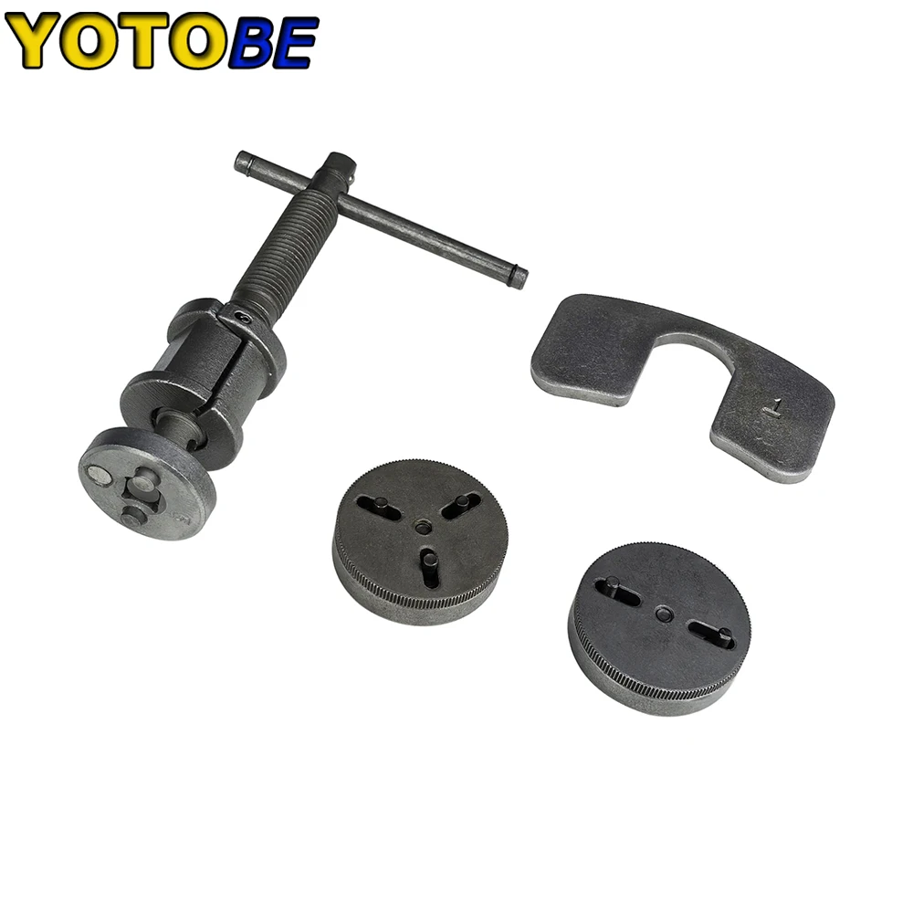 Universal Adjustable Brake Piston Adapter (2Pin & 3 Pin) Brake Piston Wind Back Compressor Tools for Brake Pad Replacement Reset