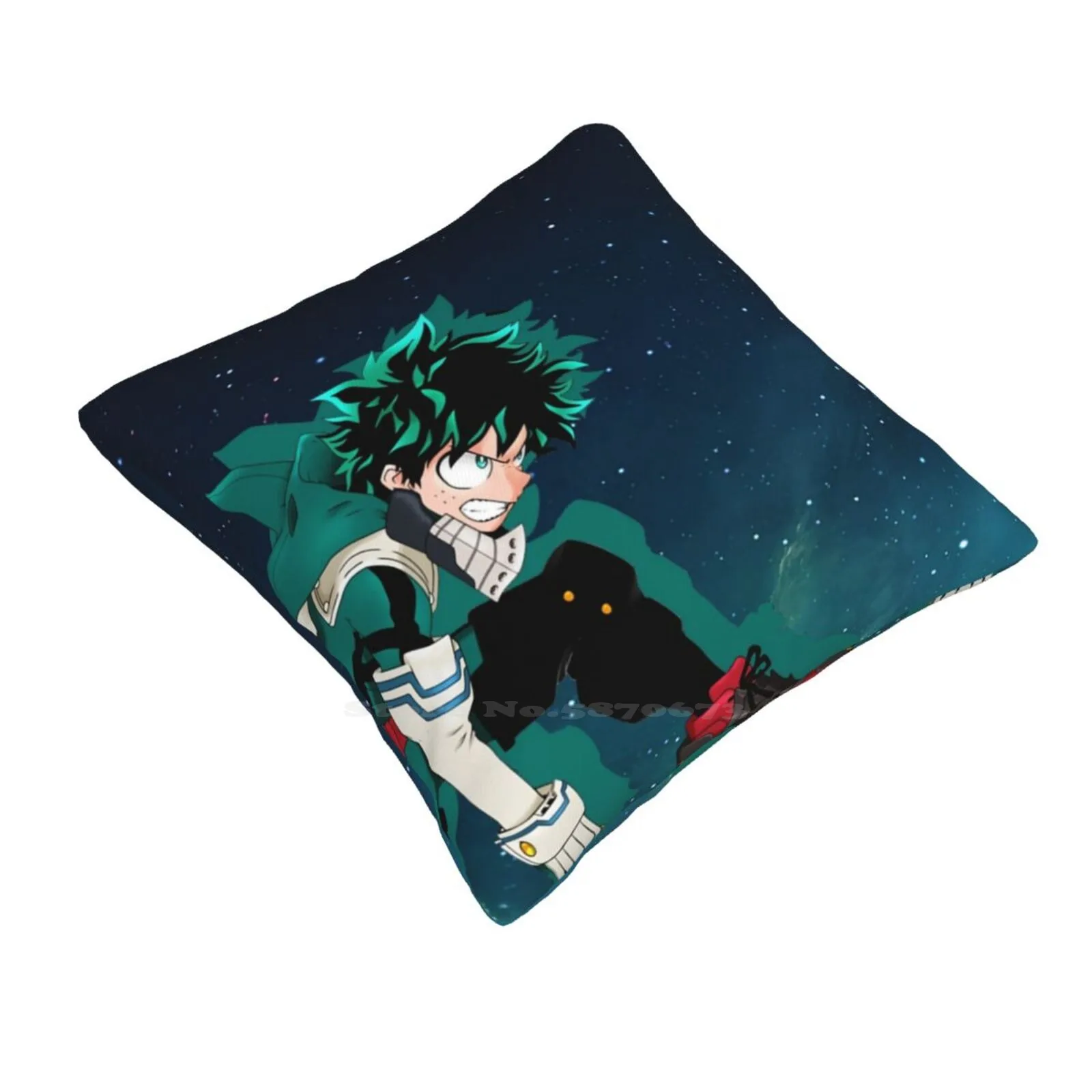 Deku Galaxy Home Sofa Car Cushion Cover Pillowcase Deku Mha My Hero Acadamia Izuku Anime Green All Might Bakugo Galaxy