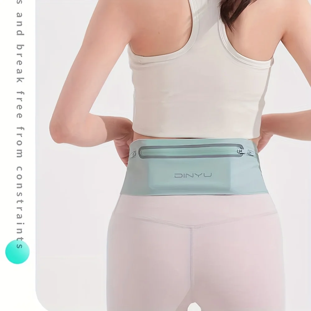 الحقيبة الجري مناسبة لكل من الرجال والنساء تتميز بجيب هاتف شفاف خفيف الوزن مزود بثلاثة أقسام #5