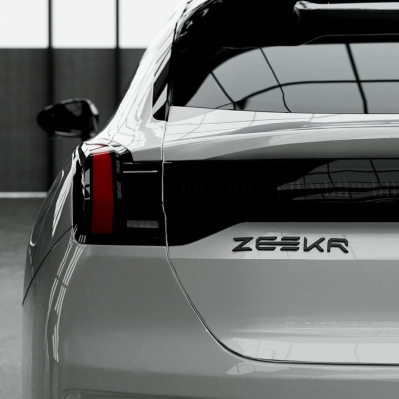 For Zeekr 7X 001 X Car Blackened Logo Sticker Metal Car Logo Emblem Sports Personalized Logo Modified Car Accessories Exterior