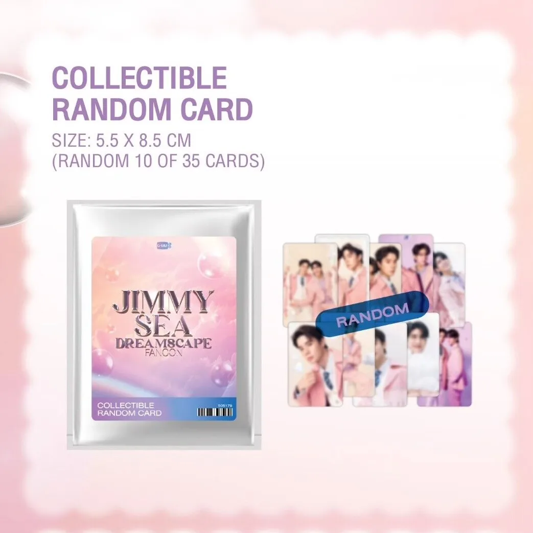 Official Gmmtv Thai Star Jimmy Sea Avocean Thai TV My Magic Prophecy Jimmyyjp Seatawinan Fancon Collectible Random Card